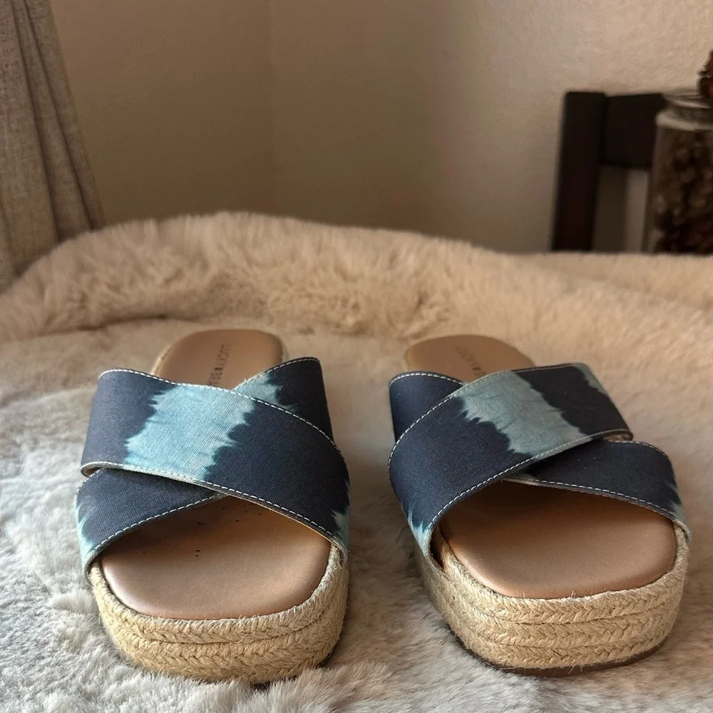 Lucky Brand Tie-Dye Espadrille Sandals